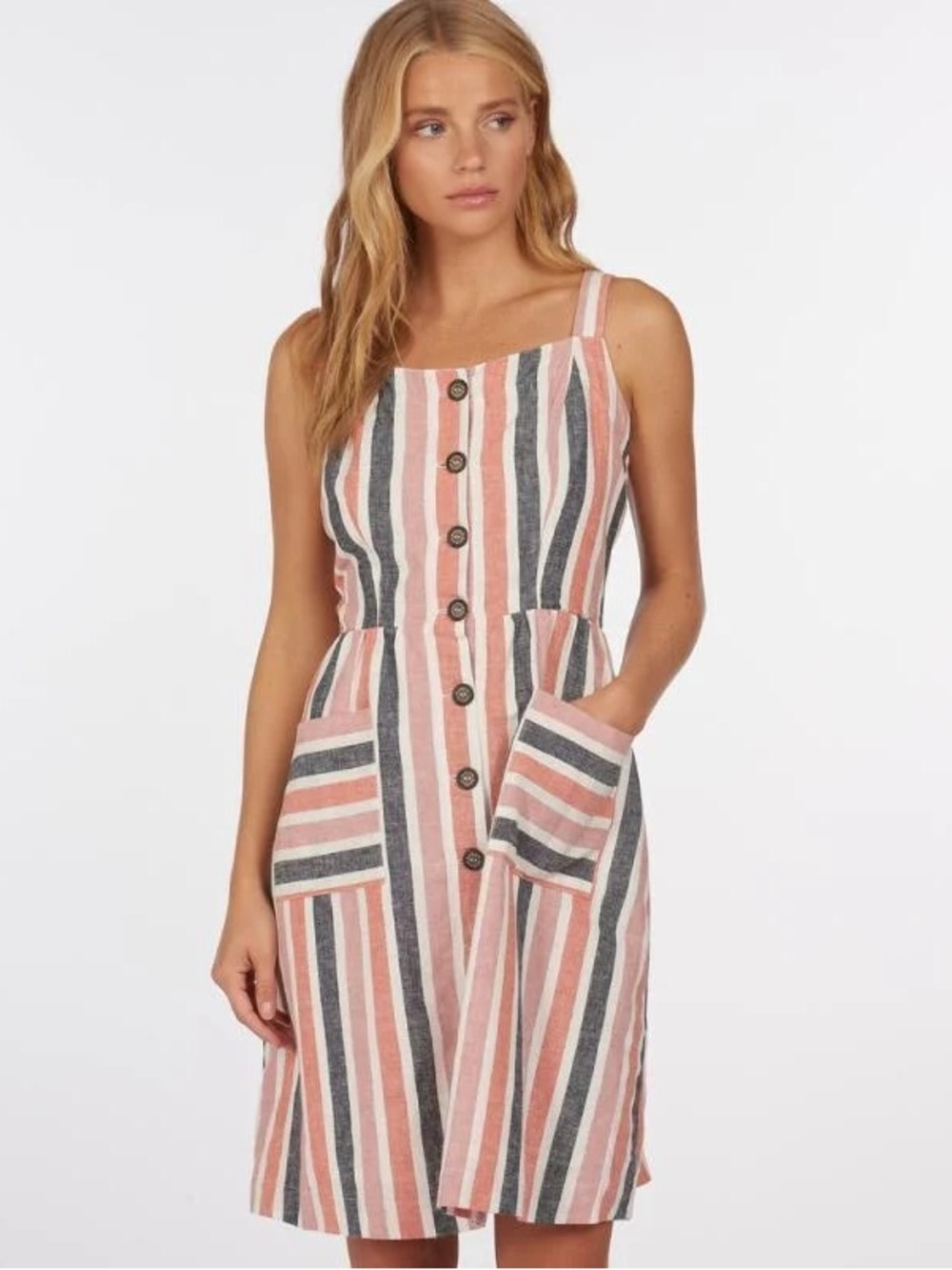 Barbour Penfor Striped Linen and Cotton Sundress